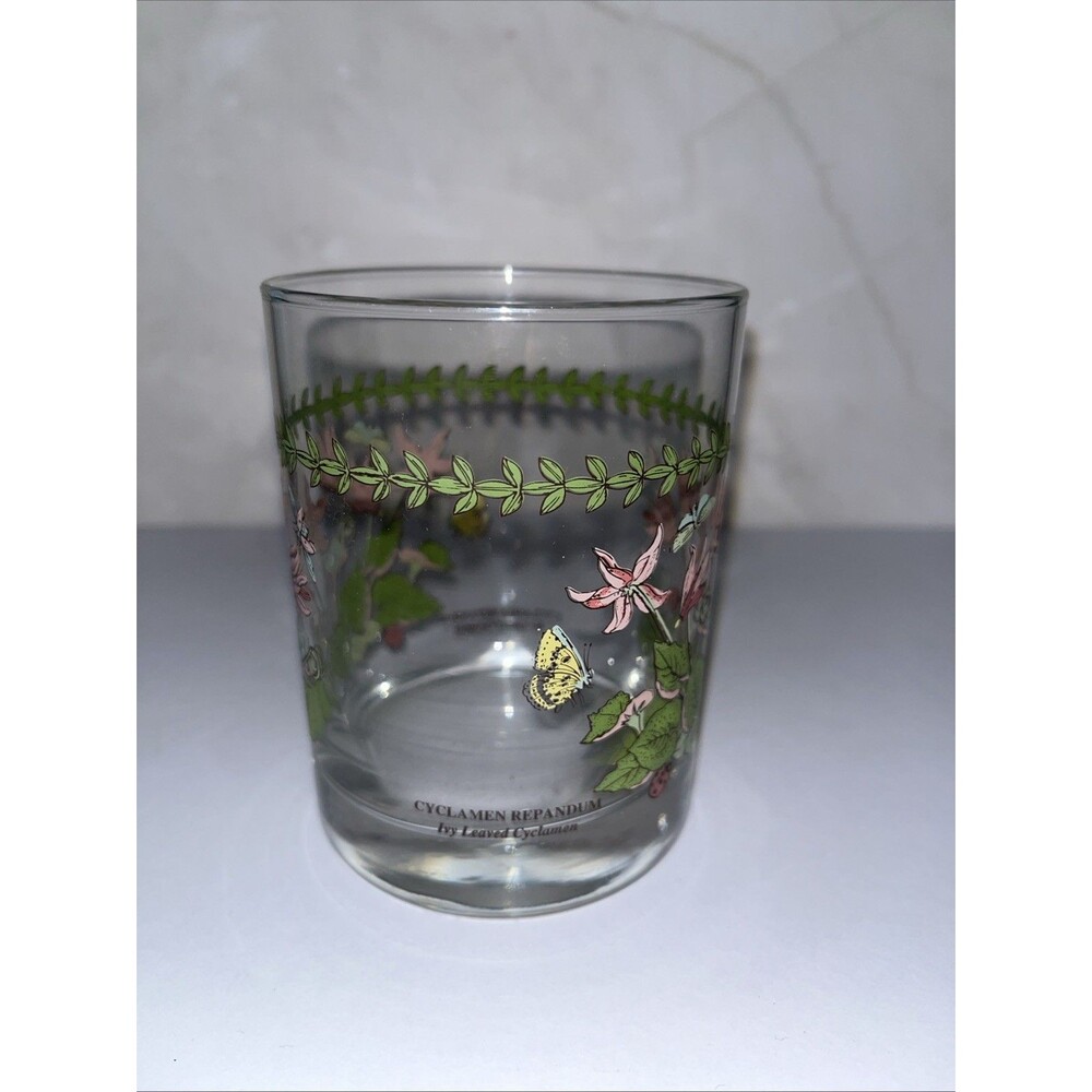 Vintage Portmeirion Botanic Garden 12 oz Double Old Fashioned Glass